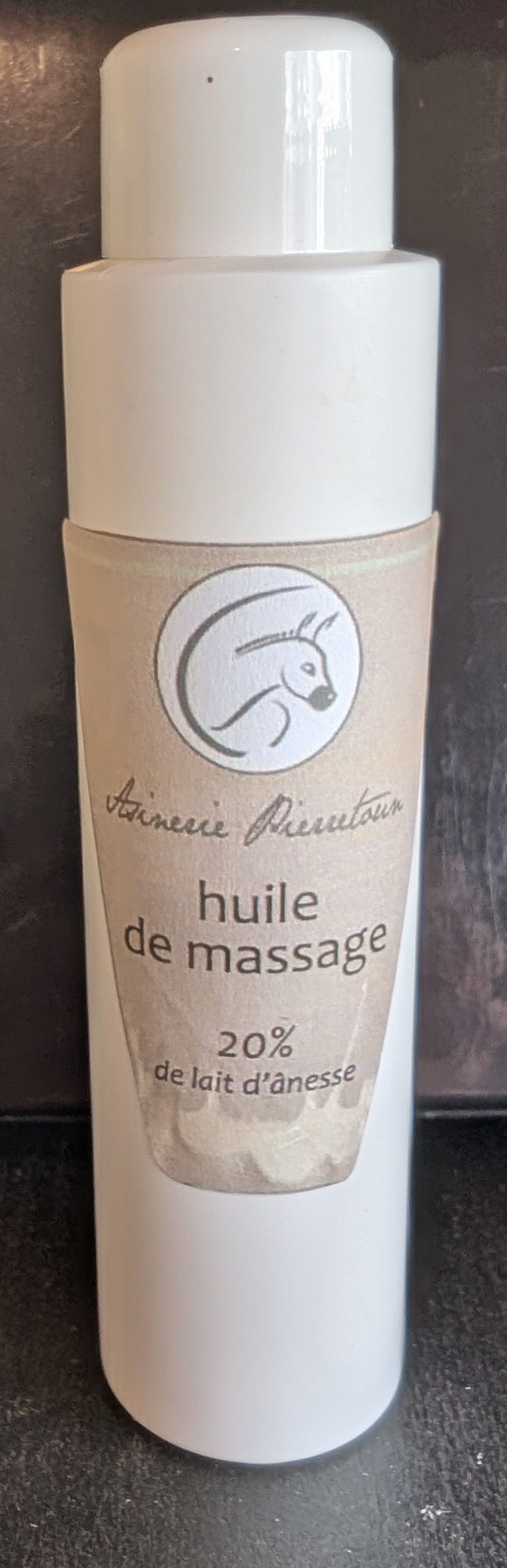 Huile de massage au lait d'ânesse - 100ml