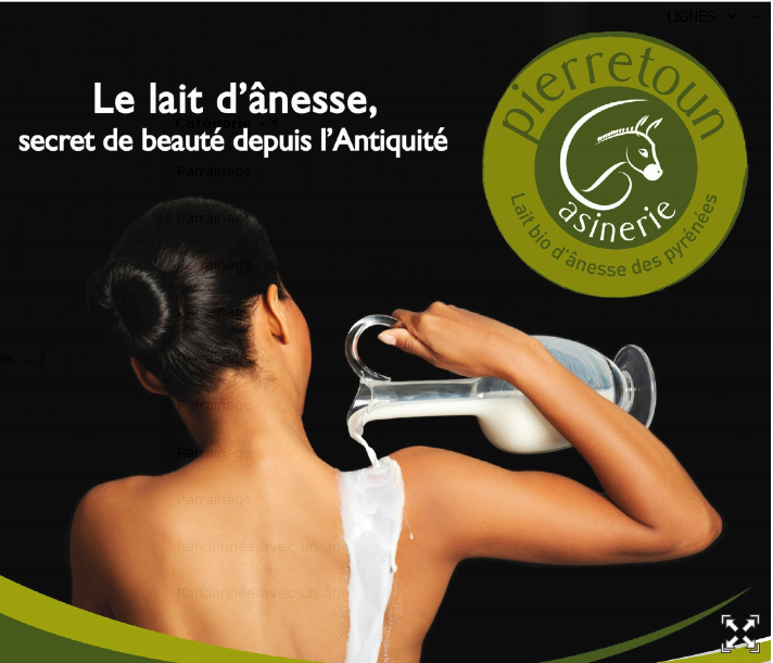 Soin au lait d'ânesse