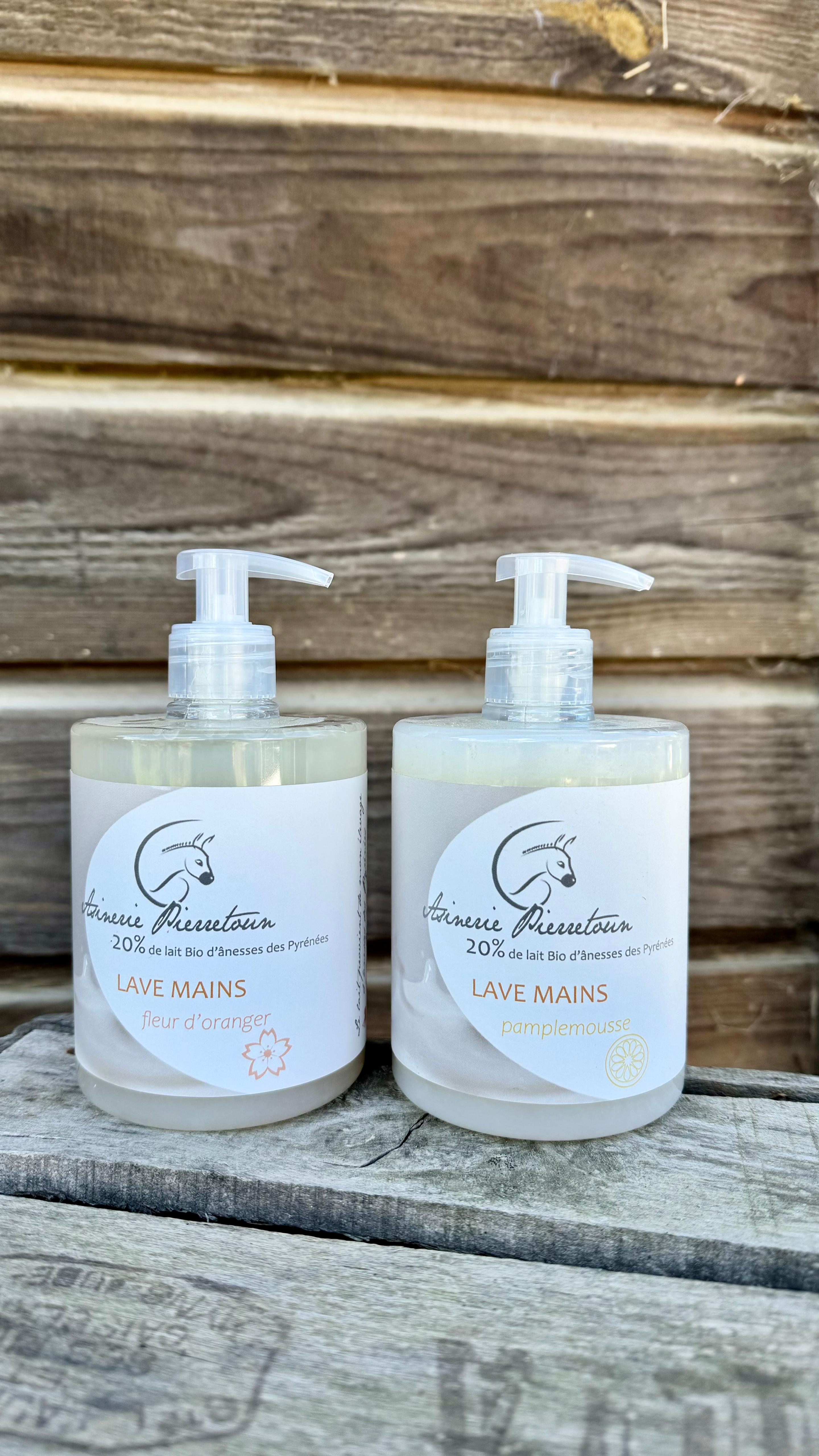 Lave-mains 20% de lait d'anesse - 500ml