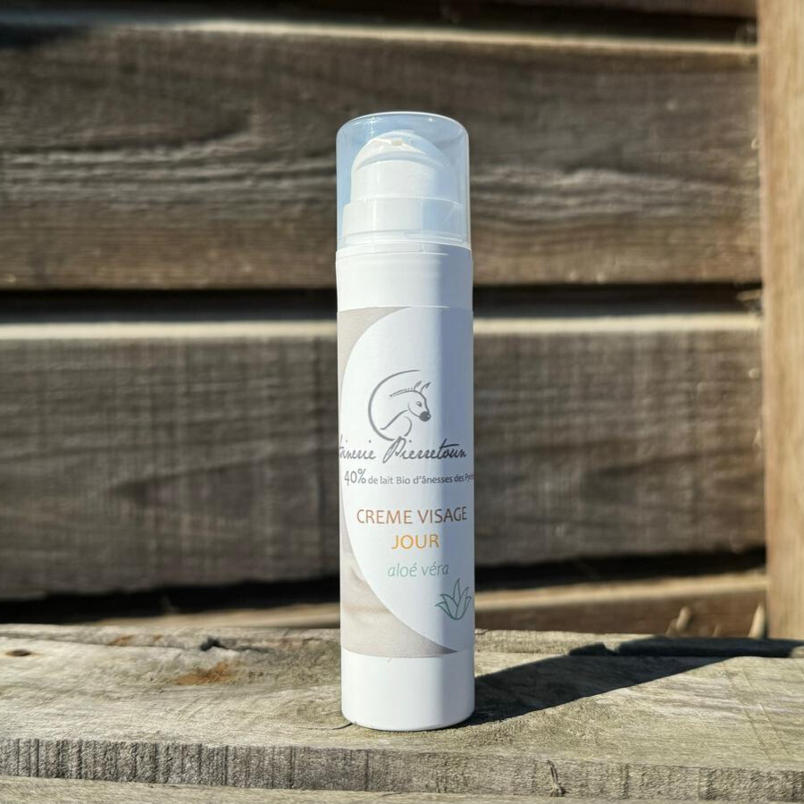 Crème de jour hydratante au lait d'ânesse & à l'aloe vera- 50 ml